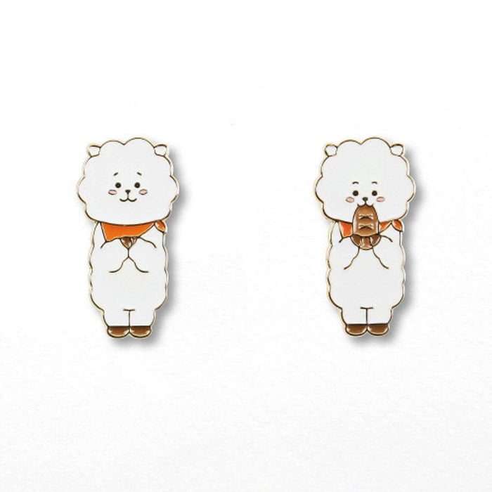 MUSIC PLAZA Goods RJ BT21 PIN BADGE VER.2 | OFFICIAL MD