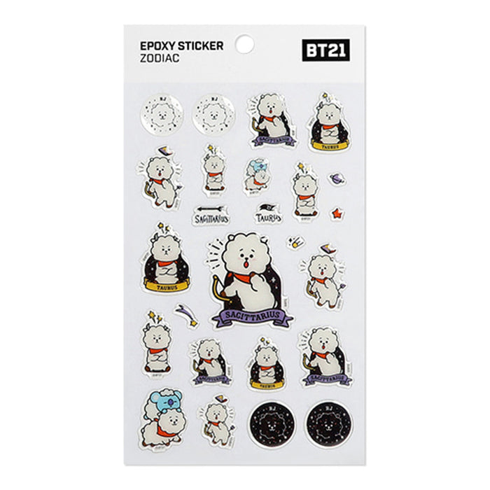 BT21 EPOXY STICKER [ ZODIA ] OFFICIAL MD