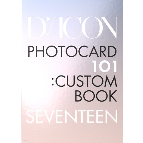 D-ICON [ SEVENTEEN ] PHOTOCARD 101 : CUSTOM BOOK