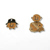 MUSIC PLAZA Goods SHOOKY BT21 PIN BADGE VER.2 | OFFICIAL MD