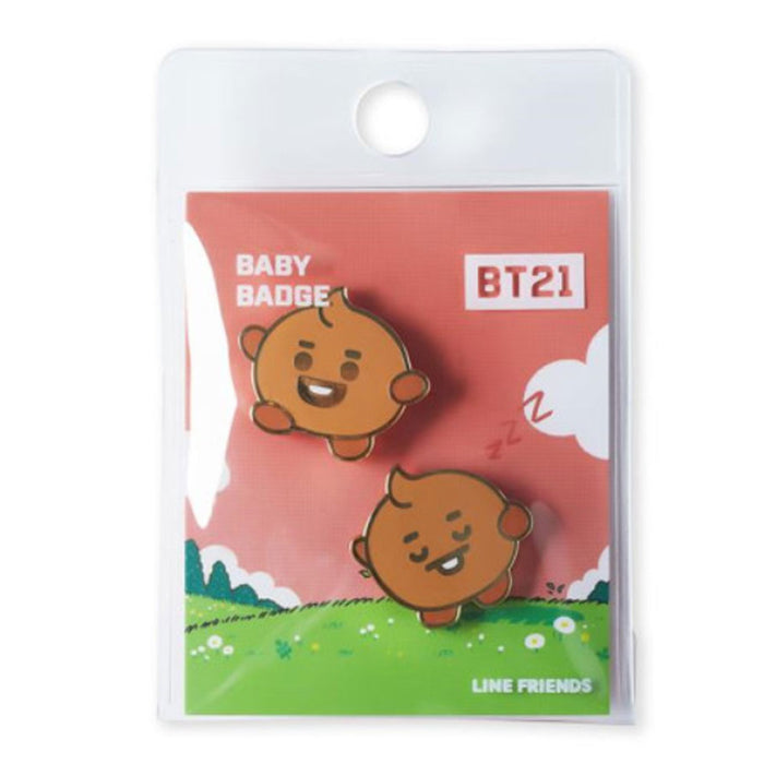 LINE FRIEND BT21  BABY BADGE SET | 2PCS