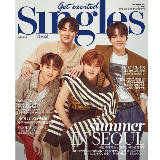 MUSIC PLAZA Magazine SINGLES | 싱글즈 | JULY 2018 ISSUE - NU'EST W