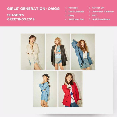 MUSIC PLAZA Photo Book GIRLS’ GENERATION-Oh!GG - SEASON'S GREETINGS 2019 SNSD