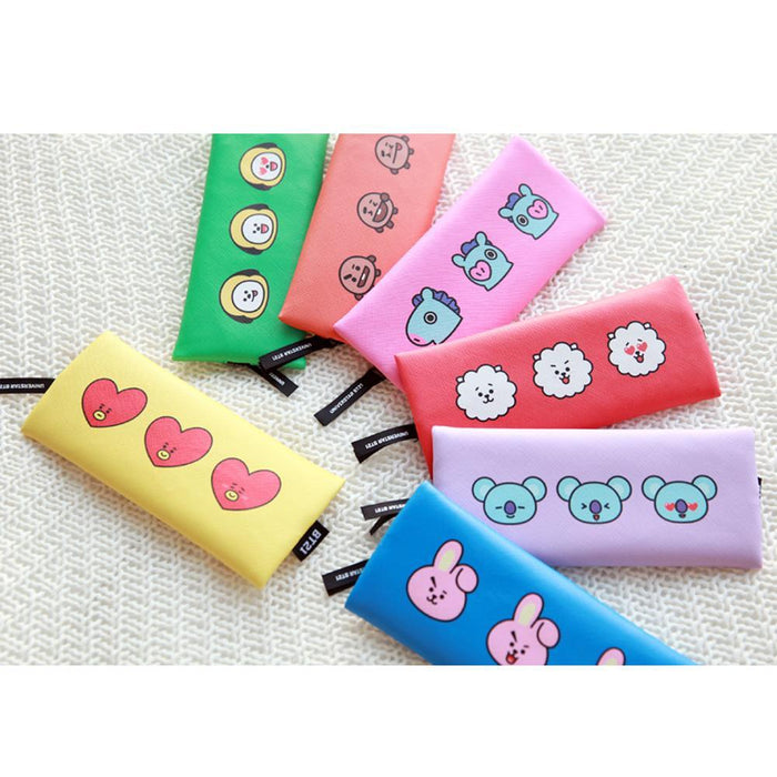 MUSIC PLAZA Goods MANG BT21 [ FLAT PENCIL CASE ] OFFICIAL MD