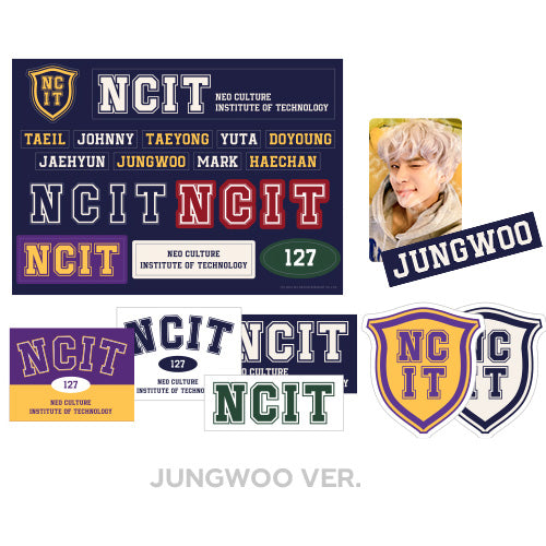 엔시티127 | NCT 127 [ NCIT ] REMOVABLE LAPTOP DECO STICKER SET