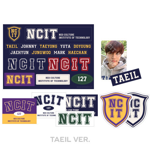 엔시티127 | NCT 127 [ NCIT ] REMOVABLE LAPTOP DECO STICKER SET