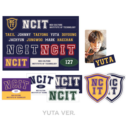 엔시티127 | NCT 127 [ NCIT ] REMOVABLE LAPTOP DECO STICKER SET