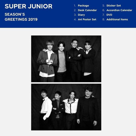 MUSIC PLAZA Photo Book SUPER JUNIOR SEASON'S GREETINGS 2019