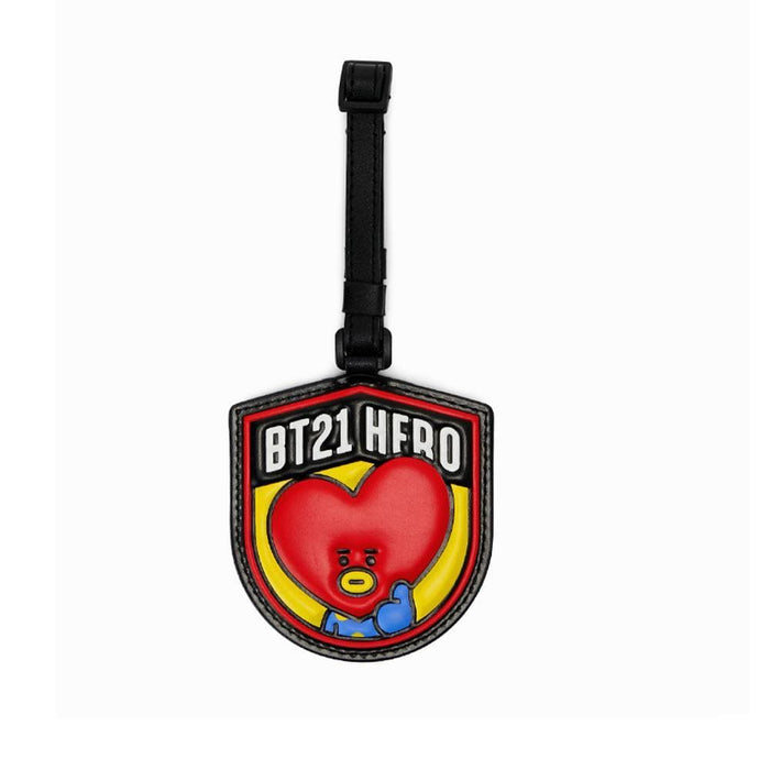 MUSIC PLAZA Goods TATA BT21 OFFICIAL GOODS [ WAPPEN NAME TAG- LUGGAGE TAG ]