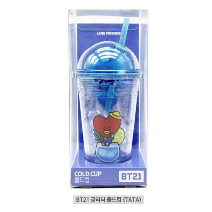 BT21 GLITTER  COLD CUP WATER BOTTLE | OFFICIAL MD