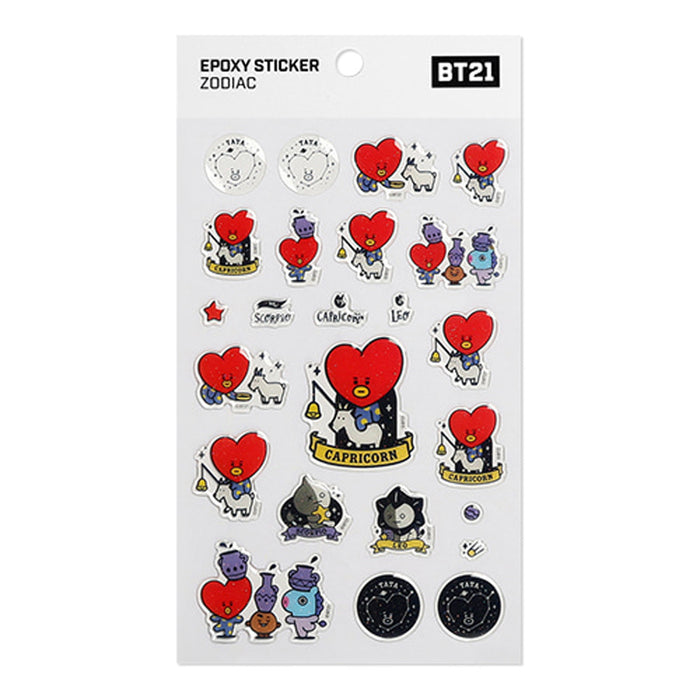 BT21 EPOXY STICKER [ ZODIA ] OFFICIAL MD