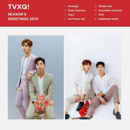 MUSIC PLAZA Photo Book TVXQ! SEASON'S GREETINGS 2019