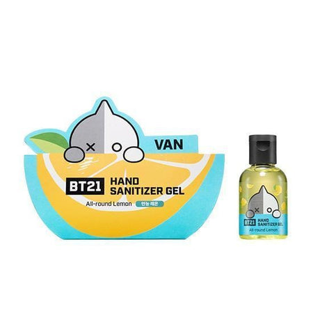 MUSIC PLAZA Goods BT21 Hand Sanitizer Gel [ VAN ] All-round Lemon