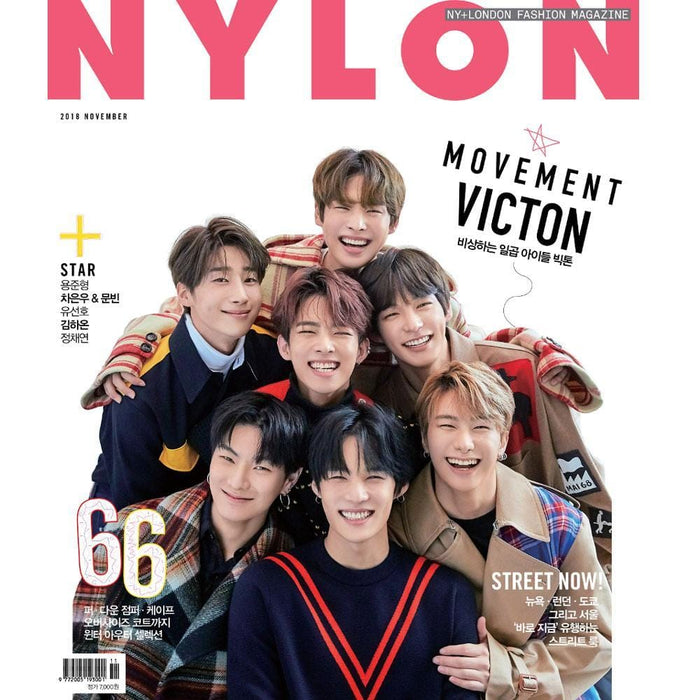 MUSIC PLAZA Magazine MAGAZINE ONLY NYLON 2018-11 [ VICTON  COVER ] KOREA MAGAZINE