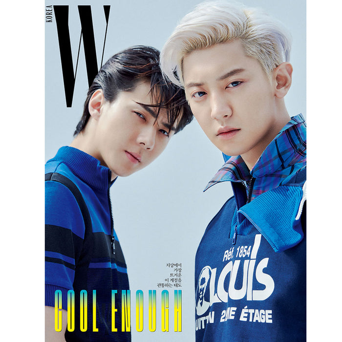 W KOREA 2019-7 [ COVER| CHANYEOL x SEHUN ] KOREA MAGAZINE