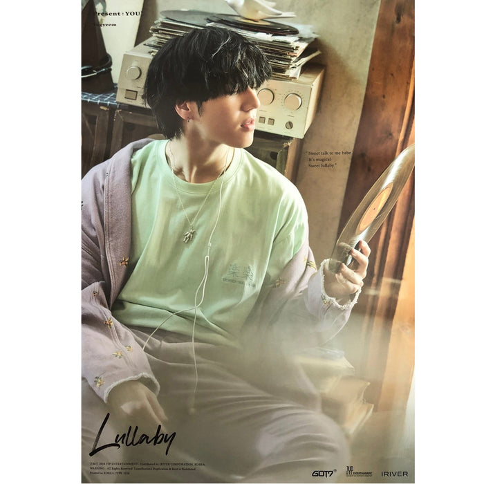 MUSIC PLAZA Poster YUGYEOM 갓세븐 | GOT7 | 3RD ALBUM [ PRESENT : YOU ] | POSTER IN MAILING TUBE