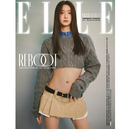 엘르 | ELLE 2022-3 [ LEE JONGSUK / YOONA ] RANDOM COVER ( BOOK IN BOOK - TXT )